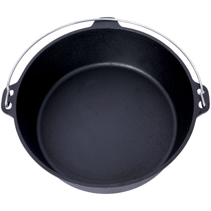 Basecamp Deep Camp Pot with Leg Base — Campfire & Cookout Dutch-Style Pot