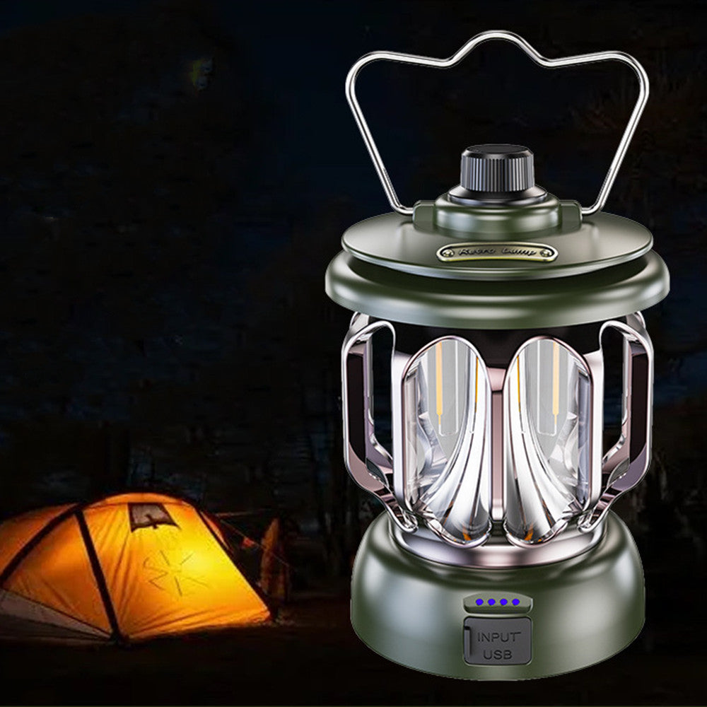 Basecamp Retro Horse Lantern (USB Rechargeable LED)