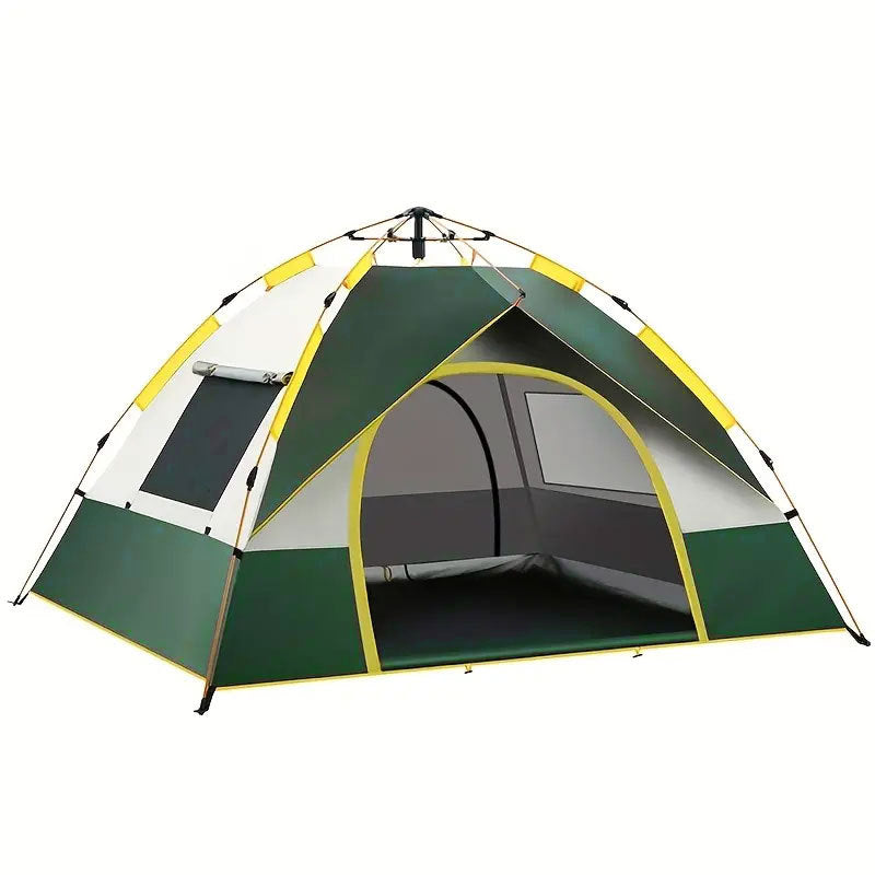 Basecamp Automatic Pop-Up Tent — 3-4 Person, Instant Setup, Waterproof