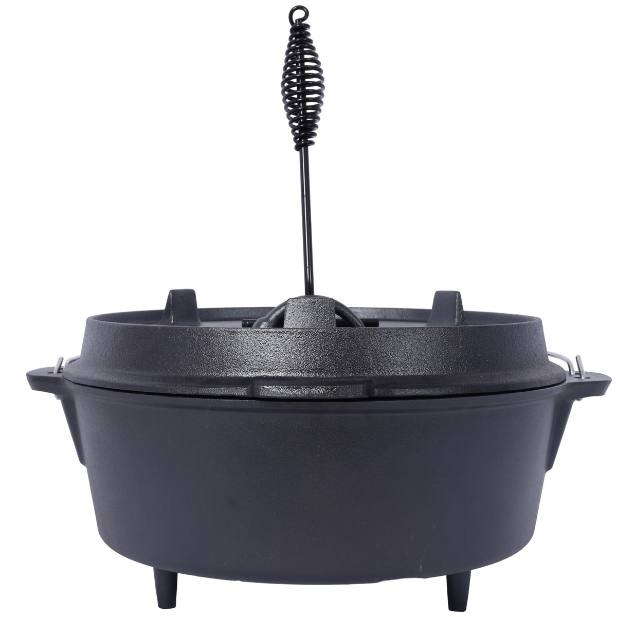 Basecamp Deep Camp Pot with Leg Base — Campfire & Cookout Dutch-Style Pot