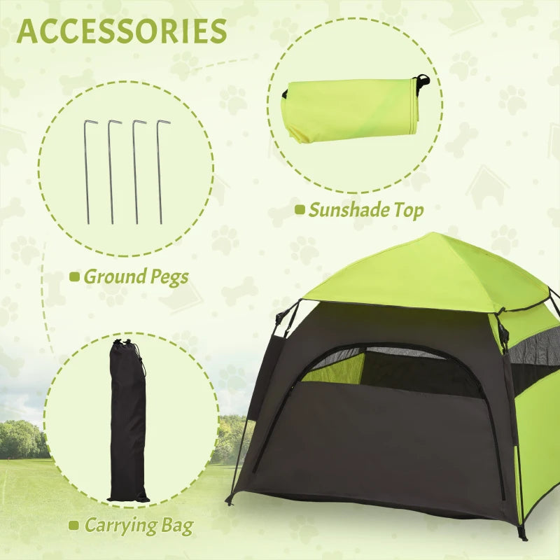 Basecamp Pop-Up Pet Camping Tent (X-Large & Large Dogs)