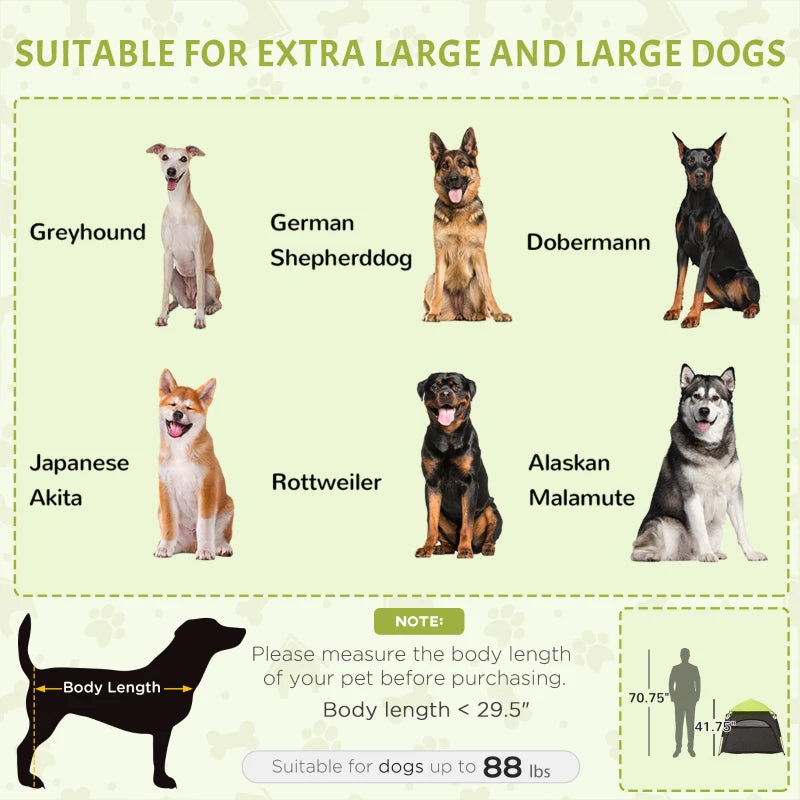 Basecamp Pop-Up Pet Camping Tent (X-Large & Large Dogs)